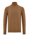 Gran Sasso Maglione Dolcevita Marrone in Lana da uomo
