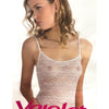 Vajolet Canottiera donna a spalla stretta in pizzo 05209 S14 - Passarelli Biancheria