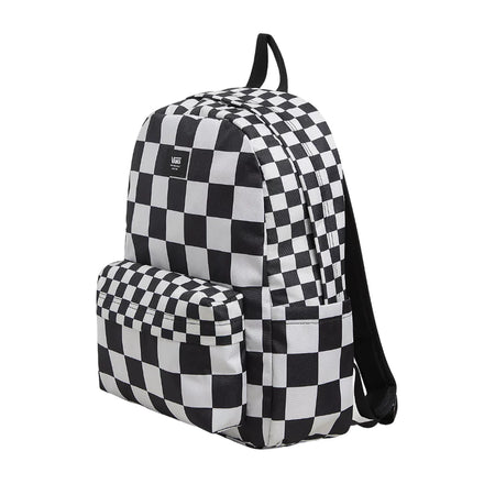 VANS Zaino Donna art. Old Skool Check VN000H4X3M41 bianco-nero