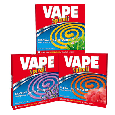 Spirali per diffusore in Coccio Vulcano porta Zampirone antizanzare 10 pezzi