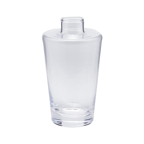 Vaso contenitore in vetro trasparente per profumatore ambiente e portafiori