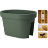 Vaso fioriera da balcone rettangolare per ringhiera da esterno per fiori e piante