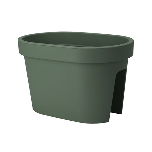 Vaso fioriera da balcone rettangolare per ringhiera da esterno per fiori e piante