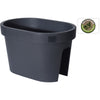 Vaso fioriera da balcone rettangolare per ringhiera da esterno per fiori e piante