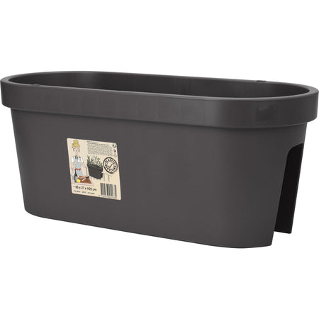 Vaso fioriera da balcone rettangolare per ringhiera da esterno per fiori e piante