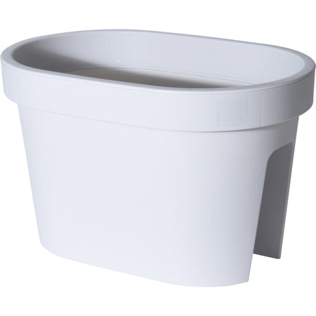 Vaso fioriera da balcone rettangolare per ringhiera da esterno per fiori e piante