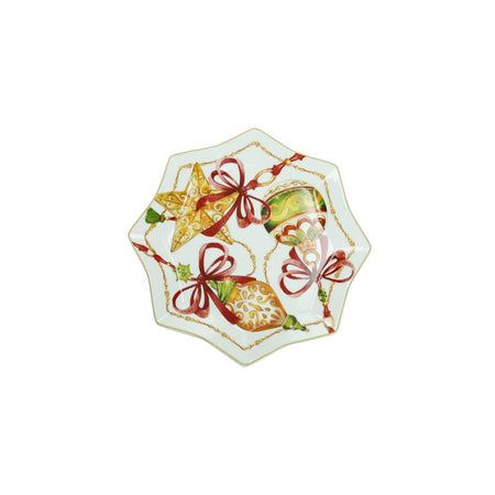 Vassoio Stella Gioco di Luci New Bone China Brandani 89697