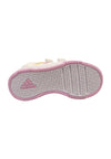 Scarpe sneakers Bambini e ragazzi adidas tensaur  bianco-fuxja velcro