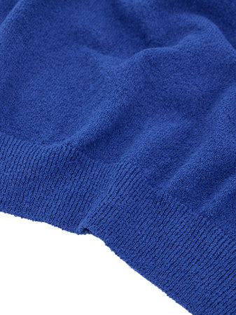 Gran Sasso Maglia Mezza Manica Effetto Knitwear in Blu da uomo