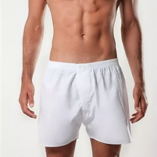 Vela Boxer da Uomo in Tessuto Cotone Tela Bianco Europa CS60