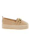VERDE FASHION | Espadrilles flatform in tessuto