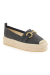 VERDE FASHION | Espadrilles flatform in tessuto