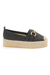 VERDE FASHION | Espadrilles flatform in tessuto