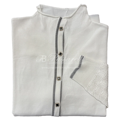 Verdissima Cardigan in Viscosa con Bottoni 2509S50