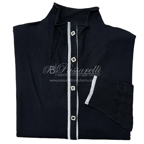 Verdissima Cardigan in Viscosa con Bottoni 2509S50