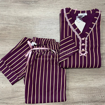 Verdissima Pigiama Caldo Cotone da Donna TT11 2509S44