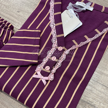 Verdissima Pigiama Caldo Cotone da Donna TT11 2509S44