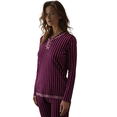 Verdissima Pigiama Caldo Cotone da Donna TT11 2509S44