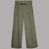 Vero Moda Pantaloni Wide Leg Cotton Linen Vita Medio Elasticizzata