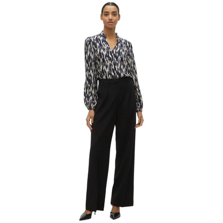 Vero Moda blusa bianco blu Easy Joy 10302057 Camicie Vero Moda