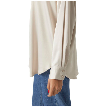 Vero Moda camicia beige over Merle 10294095 Camicie Vero Moda
