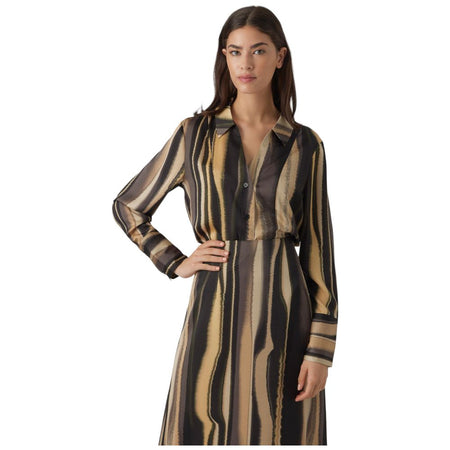 Vero Moda camicia nero beige Tam Tonja 10298906