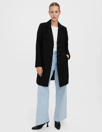 Vero Moda cappotto nero Cala Cindy