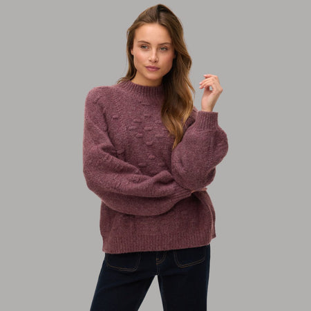 Vero Moda maglione prugna Kaia 10334928