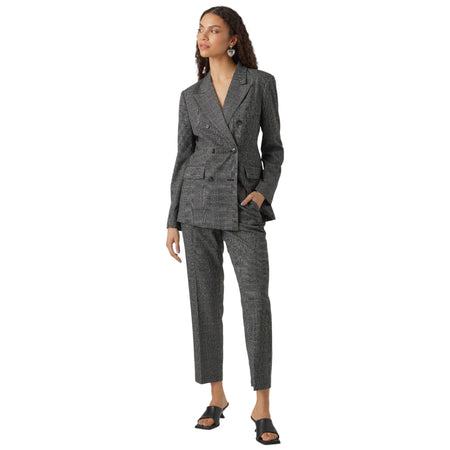 Vero Moda pantalone check grigio Mila 10291911