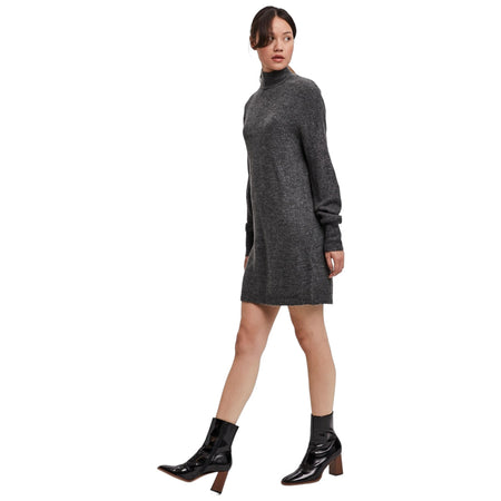 Vero Moda vestito a maglia Lefile grigio