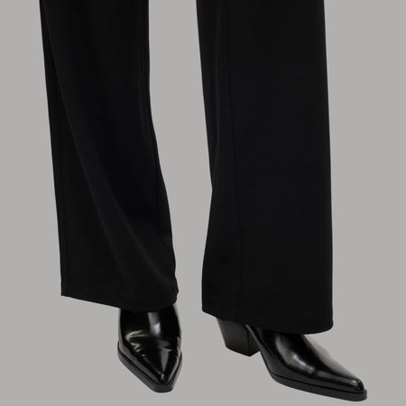 Vero moda pantalone wide leg nero Berlin Zamira 10318454