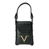 Borsa Donna V Versace Italia in Pelle Black - Luxury Leather Bag Elegante e Raffinata