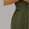 Vestito Camicia Lungo Smanicato Vero Moda con Tasche e Cintura