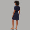 Vestito Corto Vero Moda in Viscosa con Scollo a V e Vita Regolabile