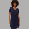 Vestito Corto Vero Moda in Viscosa con Scollo a V e Vita Regolabile