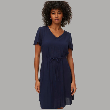 Vestito Corto Vero Moda in Viscosa con Scollo a V e Vita Regolabile