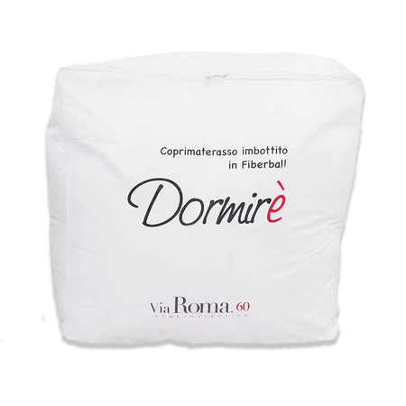Via Roma 60 Dormirè Fiberball Topper Coprimaterasso Trapuntato - Varie Dimensioni