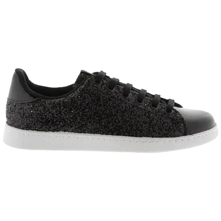 Victoria sneakers nere glitter Tenis 112558