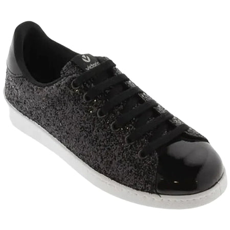 Victoria sneakers nere glitter Tenis 112558