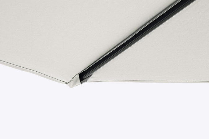 Ombrellone palo centrale "Ombra" in acciaio verniciato a polvere per giardino e balcone Ø 3 mt