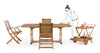 Tavolo allungabile Noemi in legno di Acacia da giardino 150/200 x 90 cm