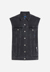KARL LAGERFELD GILET KLJ RELAXED DENIM VEST PRINT da uomo