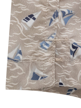 CANALI Costume Boxer con Stampa Vele Canali da uomo