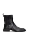 Alexander Wang Ankle Boots in Pelle Nera Throttle da donna