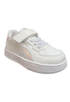 Scarpe sneakers Bambini e ragazzi PUMA CAVEN  bianco-cangiante laccio elastico e velcro