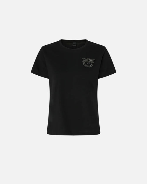 Pinko NAMBRONE T-SHIRT JERSEY RICAMO FW25 da donna