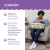 CHICCO Boppy - Cuscino Allattamento Deluxe, Supporto per Allattamento al Seno e con Biberon, Forma Ergonomica con Supporto per Mamma e Bambino, Imbottitura Piena, Sfoderabile e Lavabile in Lavatrice, 0M+; colore WILD FLOWERS