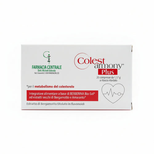 fpi colest armony plus farmacia centrale dr. Michele Iadevaia integratore per il metabolismo del colesterolo 20 cpr