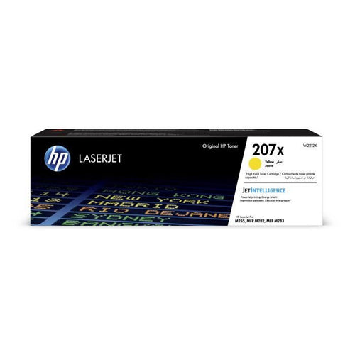 Cartuccia toner originale grande capacità LaserJet giallo HP 207X (W2212X) per HP Color LaserJet Pro M255 / MFP M282 / M283