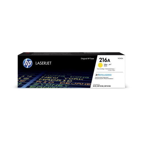 Cartuccia toner giallo LaserJet HP 216A autentica (W2412A) per MFP HP Color LaserJet Pro M182 / M183